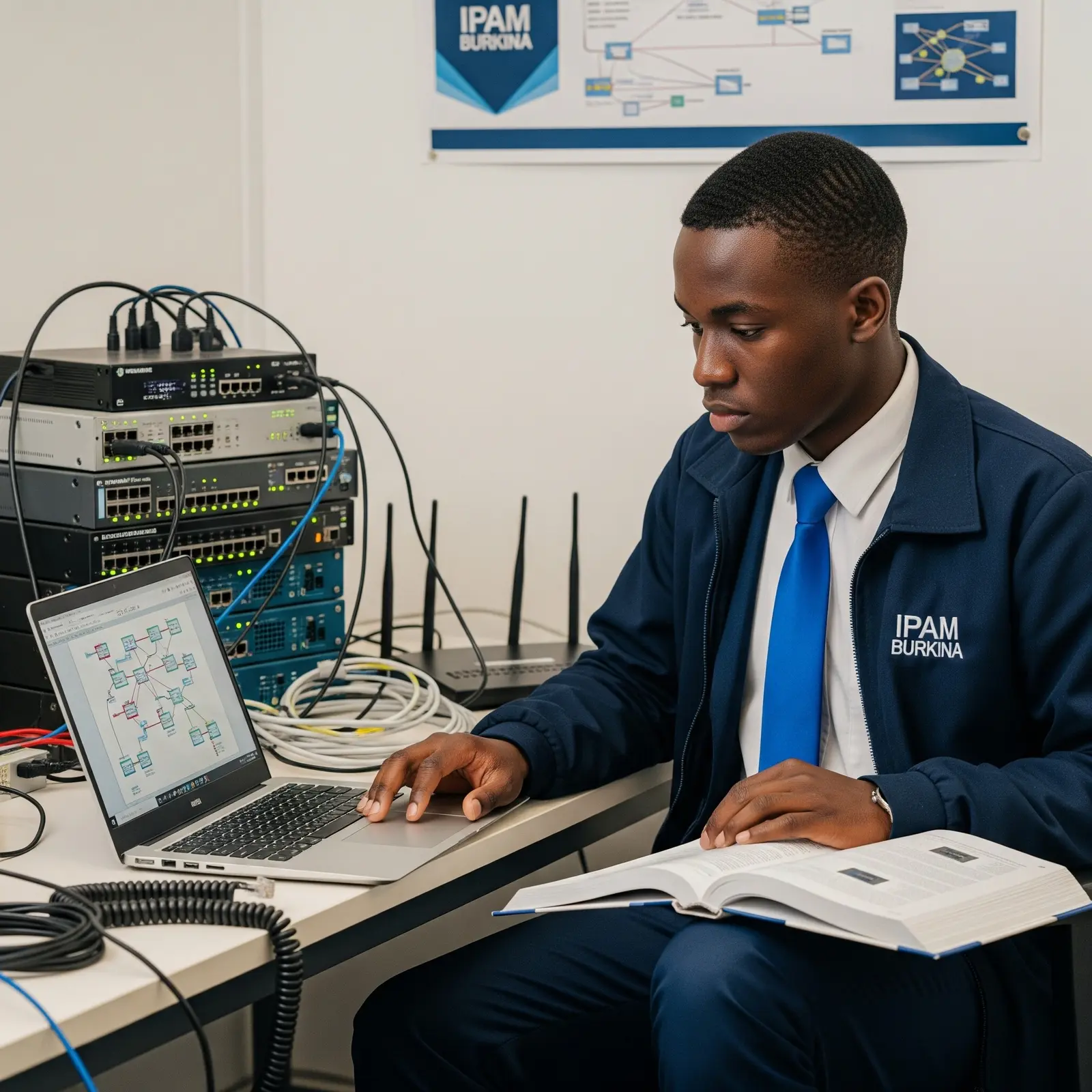 Étudiant en Réseaux Informatique