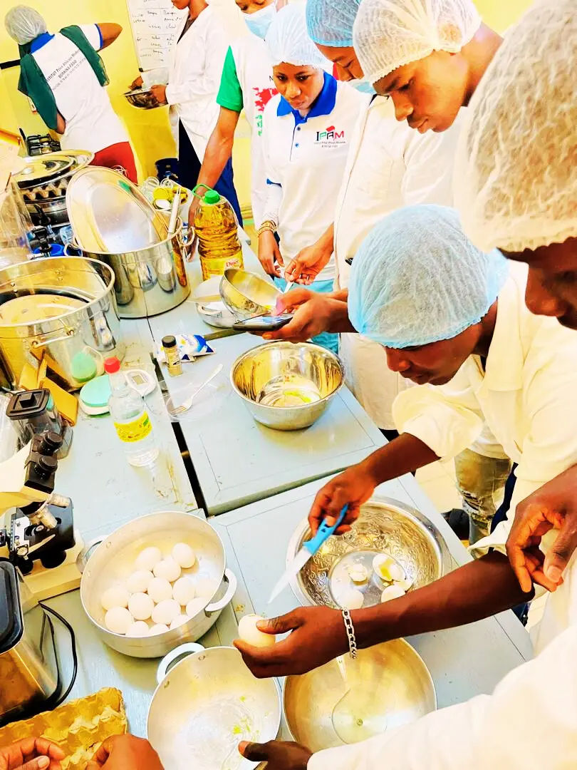Séance pratique en sciences et transformation agroalimentaire